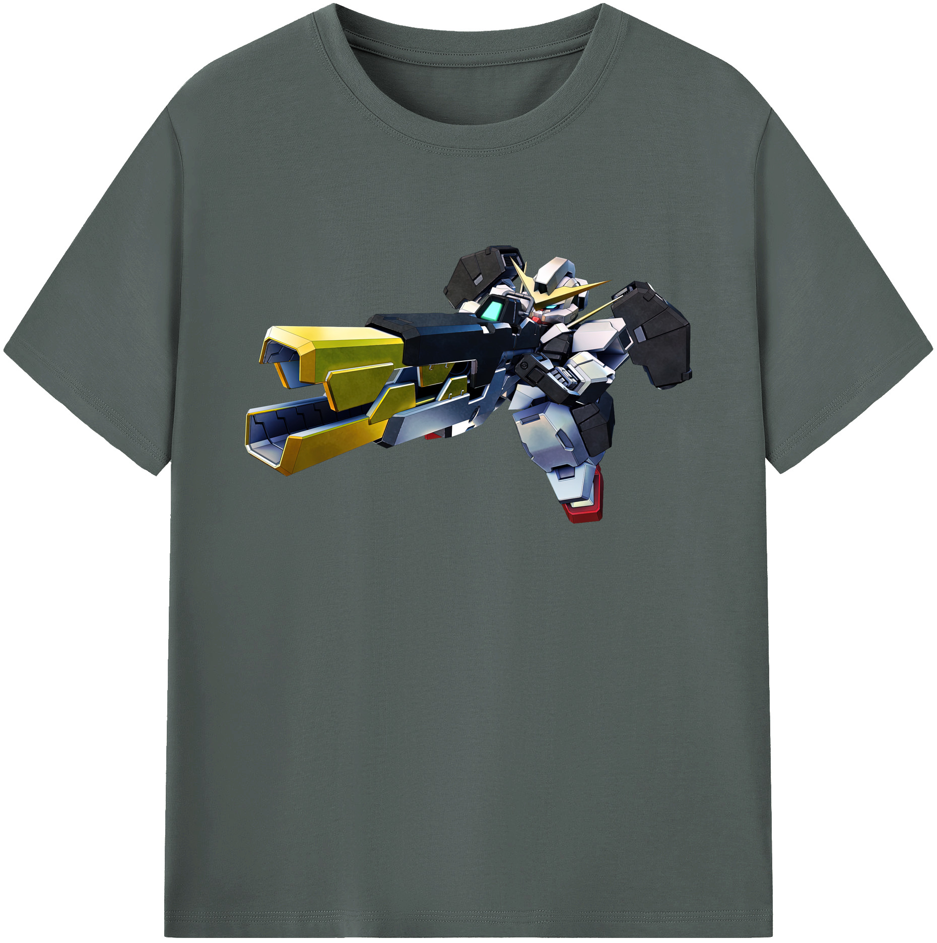 （画像用） 機動戦士ガンダム Mobile Suit Gundam 綿100％ メンズ半袖Tシャツ｜肌触りやわらか＆通気性